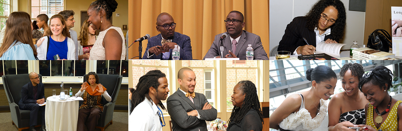 A collage of images of faculty and students from the African American and African Diaspora Studies Department at Columbia University