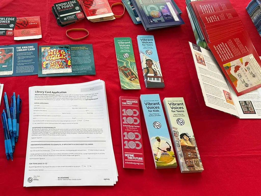 scene from Books and Breakfast event