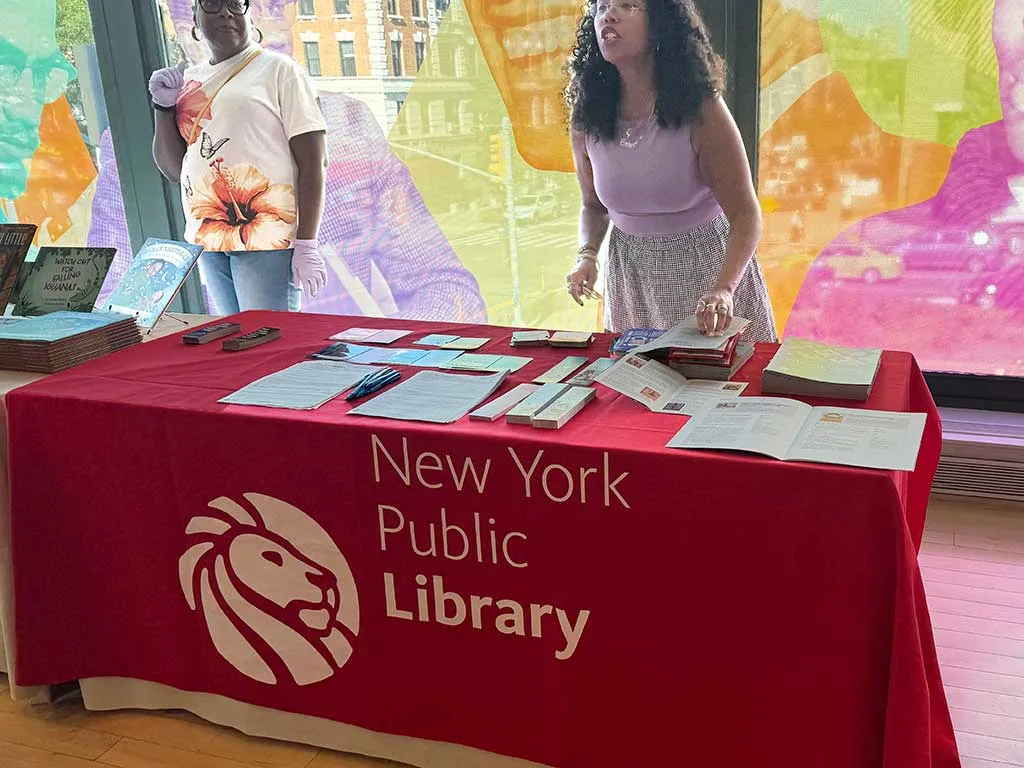 scene from Books and Breakfast event