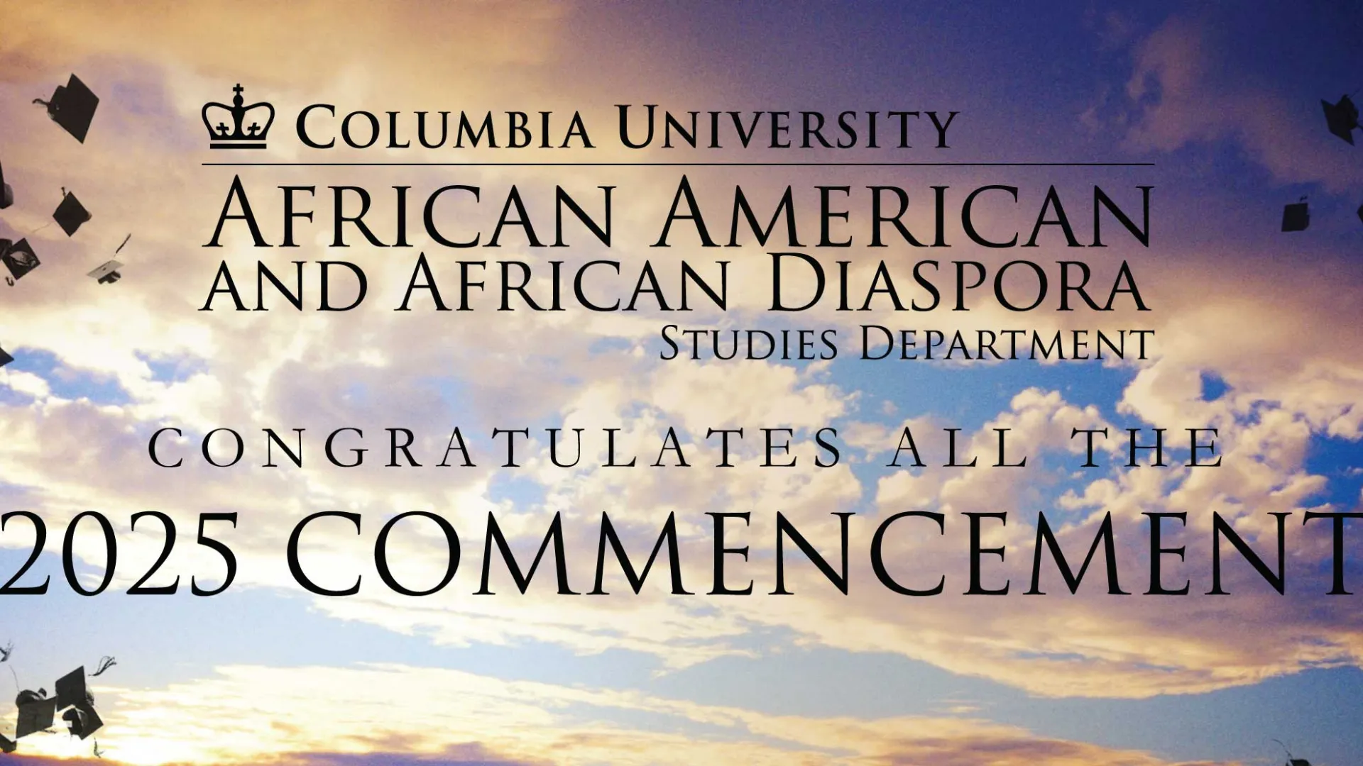 banner for 2025 graduates