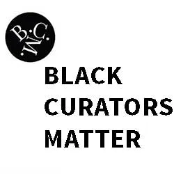 part of the logo for Black Curators Matter