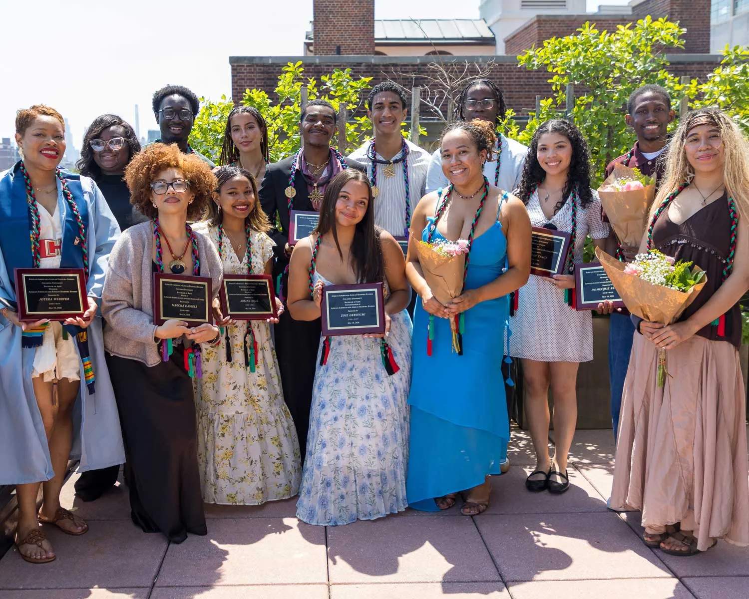 photo of group of student award winners