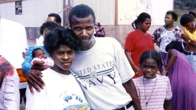 Photograph of Haitian Refugees, Guantánamo Bay Naval Base, 1993