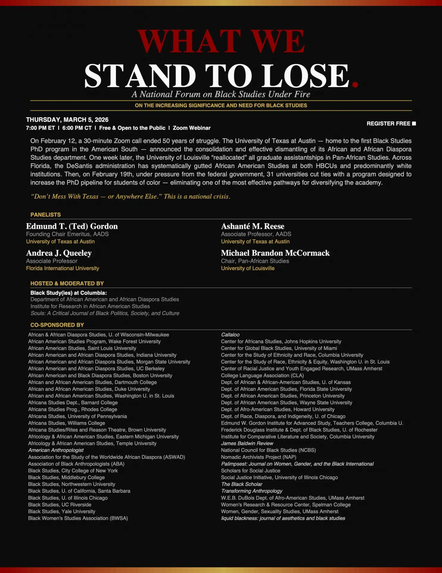 event flyer