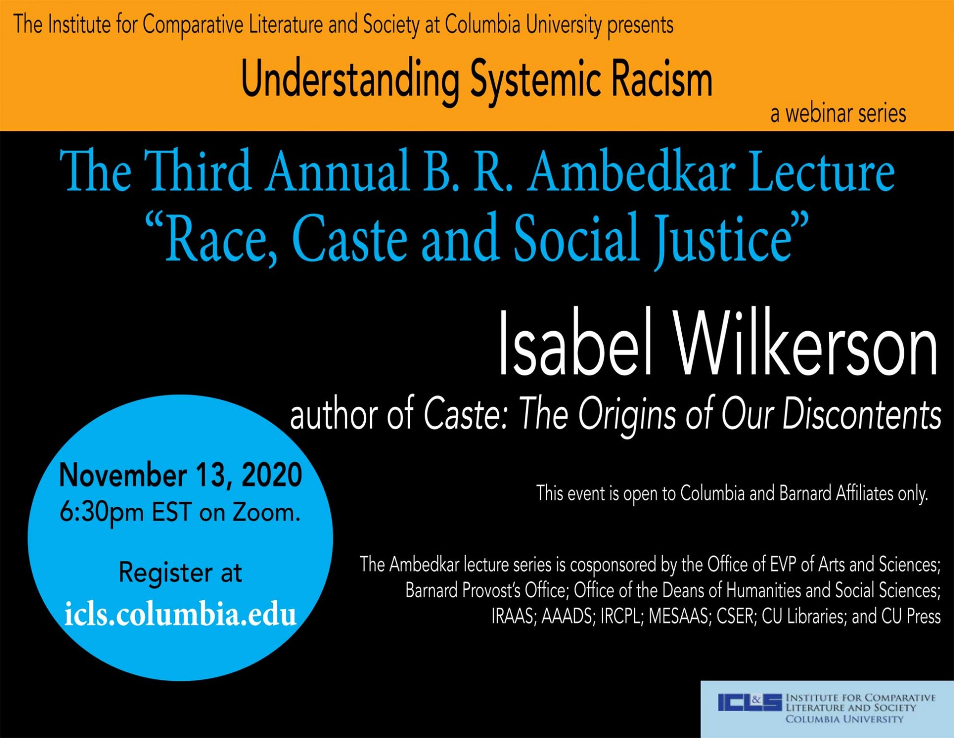 Image Understanding Systemic Racism flyer