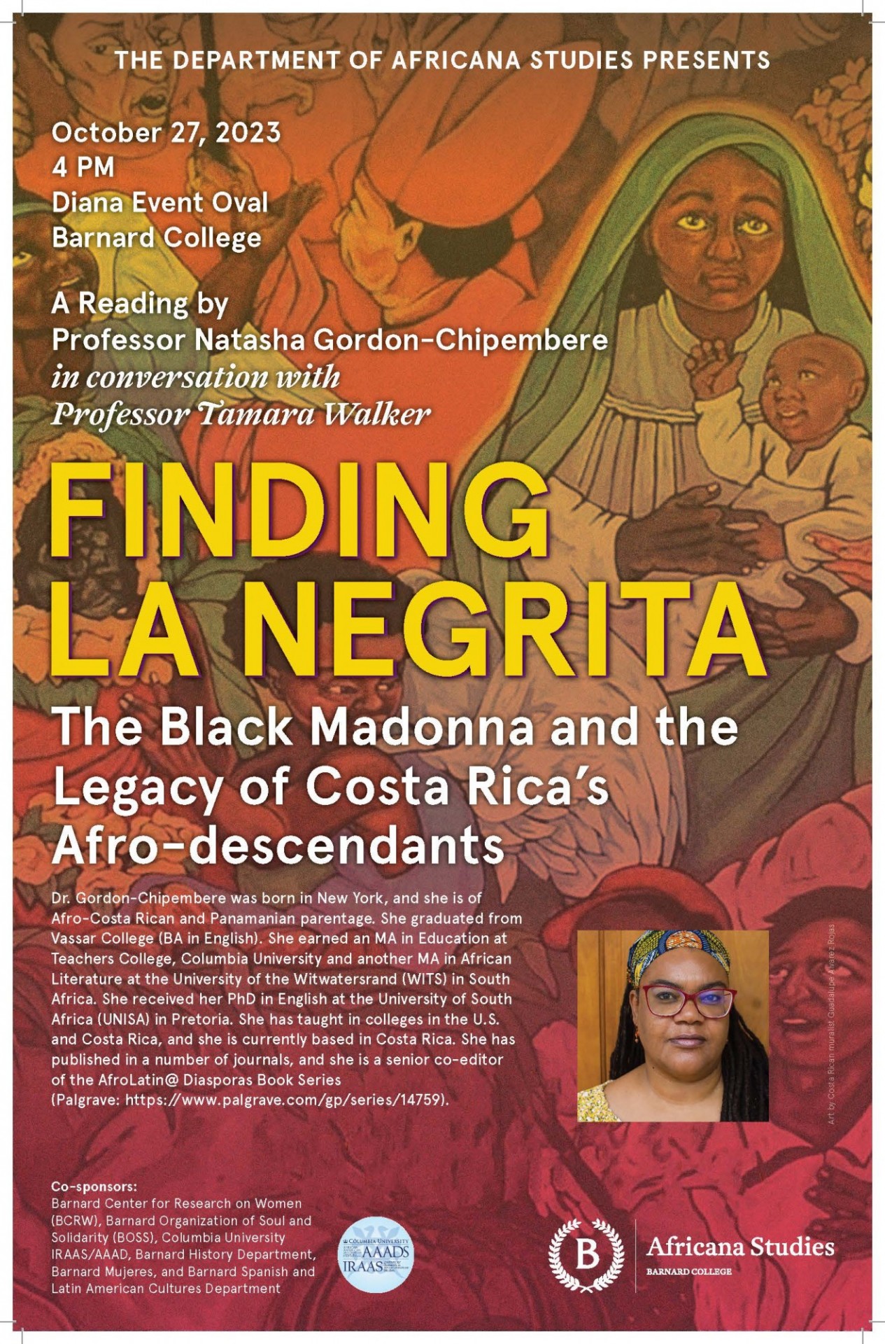 Event image poster Finding La Negrita