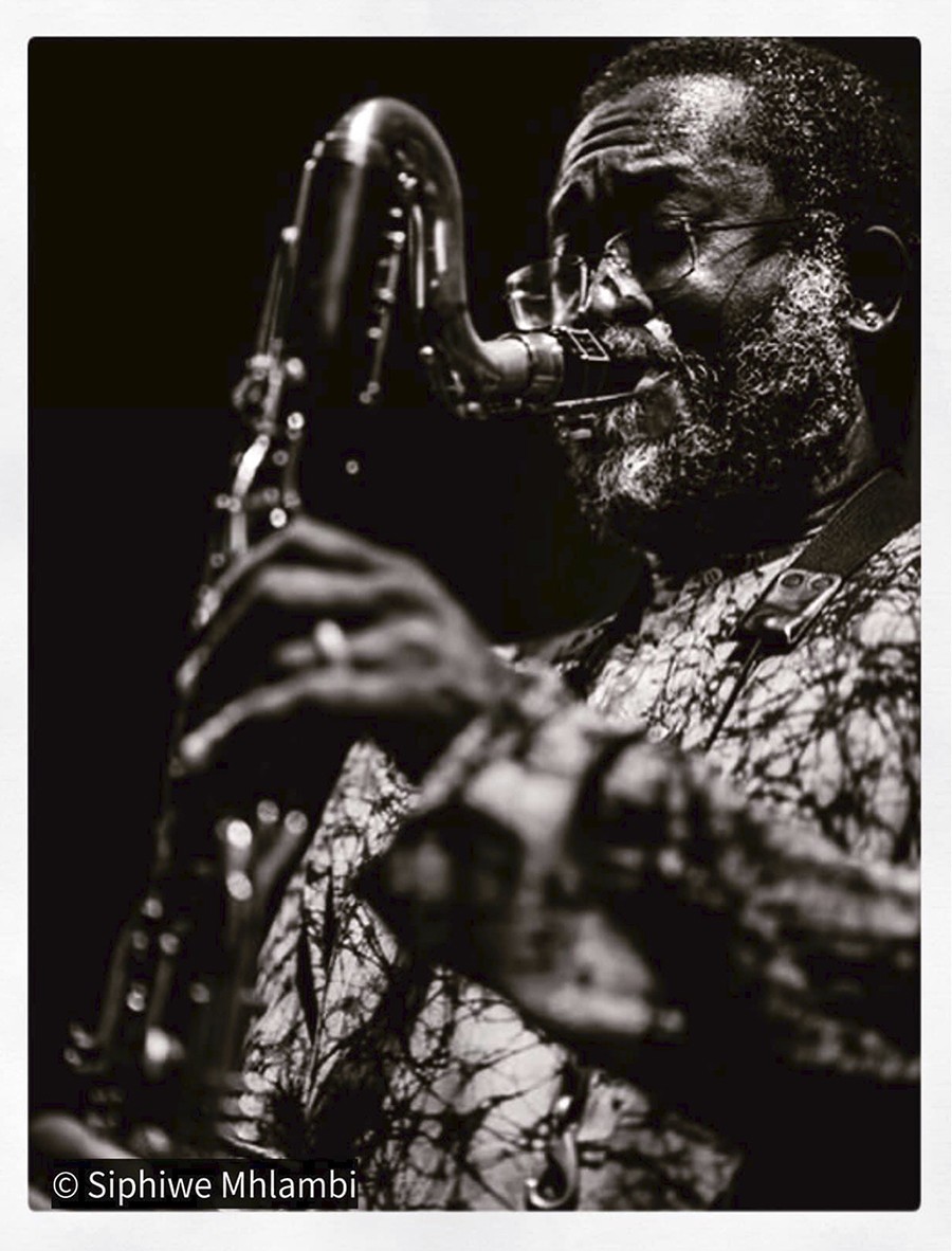 Salim Washington, acclaimed jazz saxophonist, composer, scholar, and activist Photo of Salim Washington